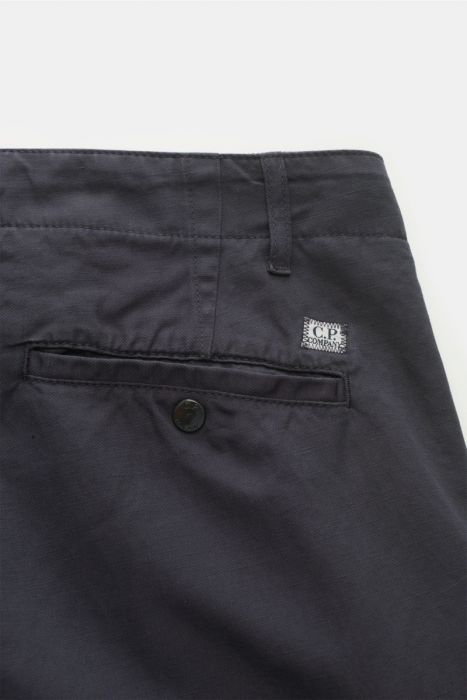 C.P. Company Cotton Linen Cargo Short Navy - Imagen 2