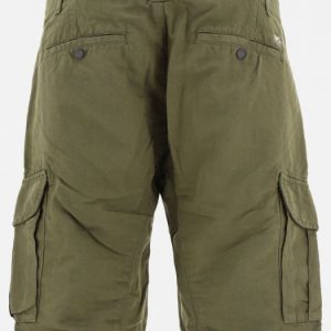 C.P. Company Cotton Linen Cargo Short Green - Imagen 2