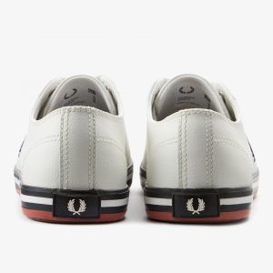 Fred Perry Kingston Leather B7163 172 Porcelain - Imagen 3