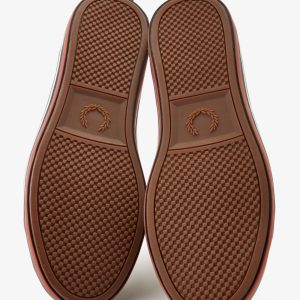 Fred Perry Kingston Leather B7163 172 Porcelain - Imagen 5