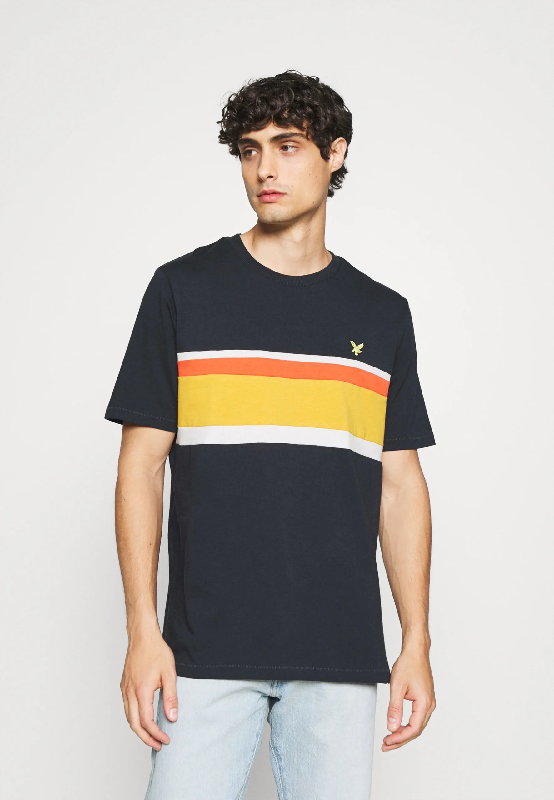 Lyle & Scott Archive Panel T-Shirt Dark Navy - Imagen 2