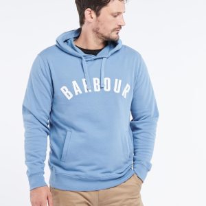 Barbour Action Hoodie Force Blue - Imagen 2