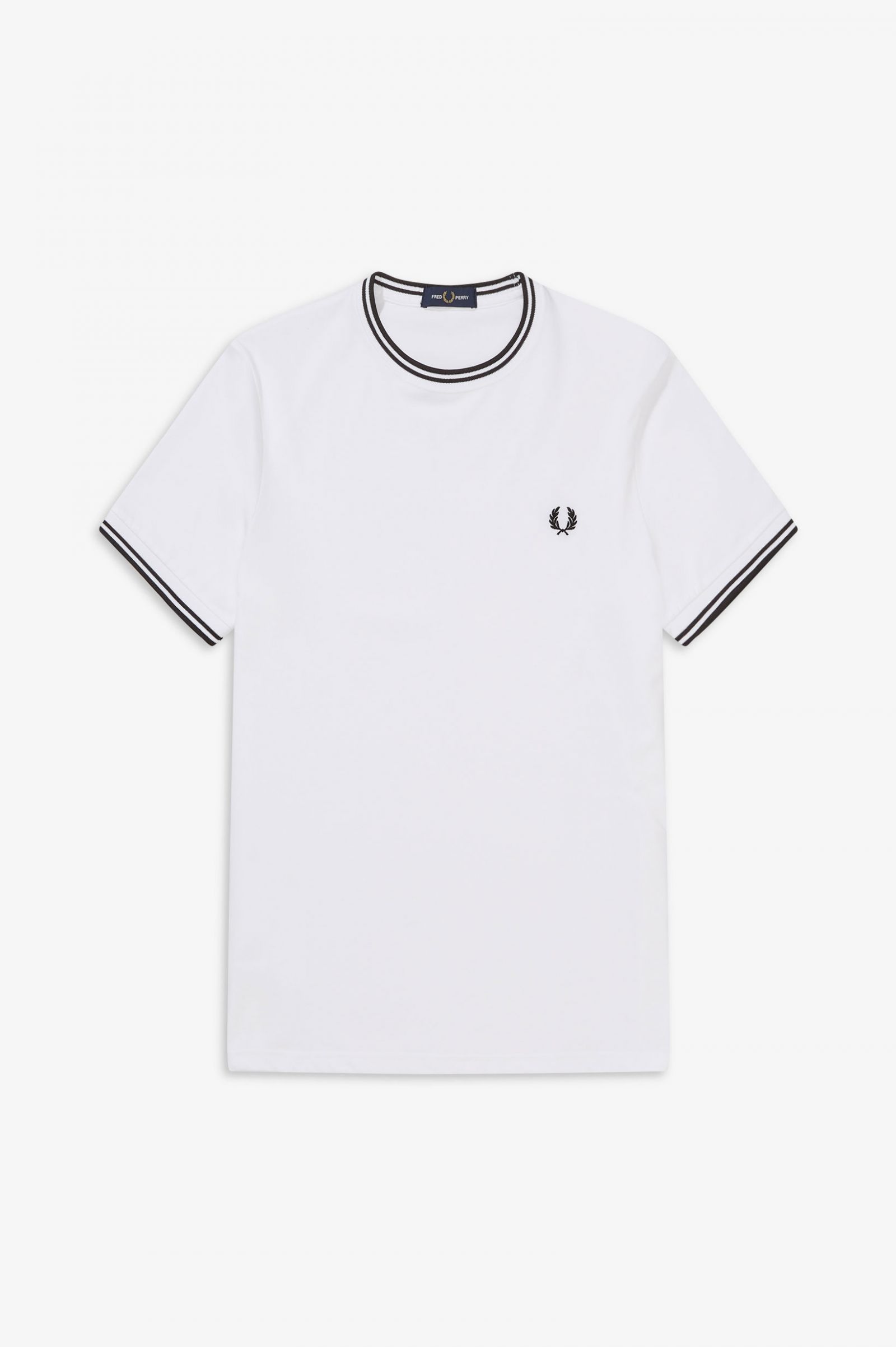 Fred Perry Twin Tipped T-Shirt White