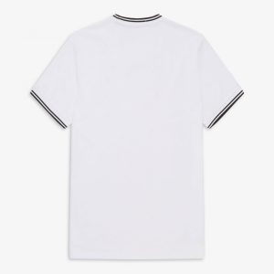 Fred Perry Twin Tipped T-Shirt White - Imagen 2