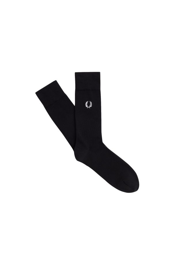 Fred Perry Classic Laurel Wreath Sock Black