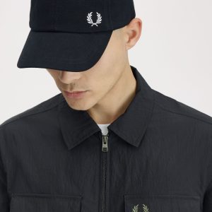 Fred Perry Classic Piqué Cap Black - Imagen 2