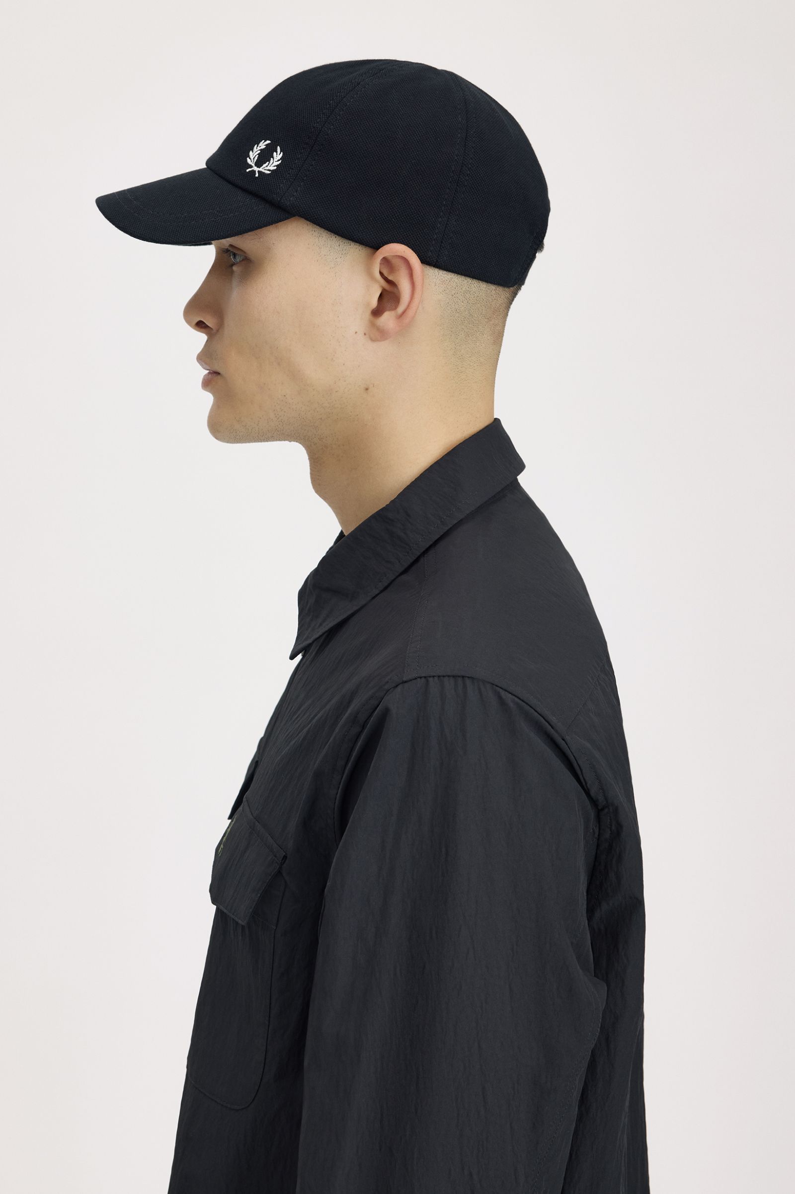 Fred Perry Classic Piqué Cap Black - Imagen 3