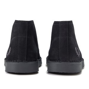 Fred Perry Hawley Suede B9352 Black - Imagen 2