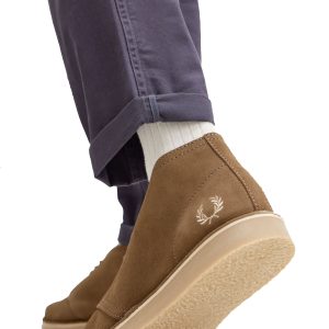 Fred Perry Hawley Suede B9352 Brown - Imagen 5