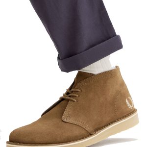 Fred Perry Hawley Suede B9352 Brown - Imagen 6