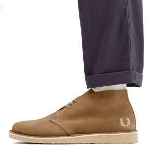 Fred Perry Hawley Suede B9352 Brown - Imagen 7