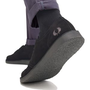 Fred Perry Linden Suede B9350 Black - Imagen 6