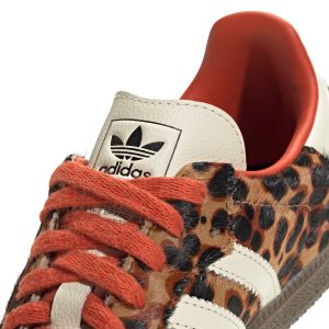 Adidas Samba OG Woman JI2734 Brown / Preloved Red / Cream White - Imagen 2