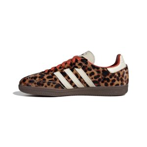 Adidas Samba OG Woman JI2734 Brown / Preloved Red / Cream White - Imagen 4