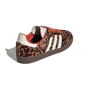 Adidas Samba OG Woman JI2734 Brown / Preloved Red / Cream White - Imagen 5