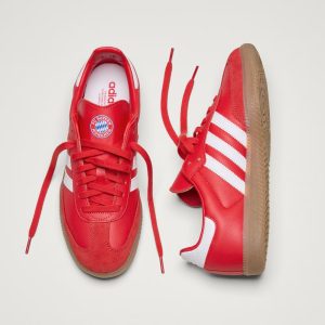 Adidas Samba Licensed JQ4039 FC Bayern Red / Cloud White / Red - Imagen 6
