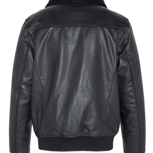 Schott A2 Leather Flight Jacket LC2412 Black - Imagen 7