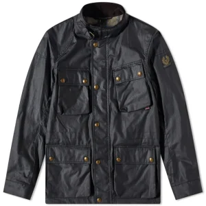 Belstaff Fieldmaster Jacket Waxed Cotton  Black