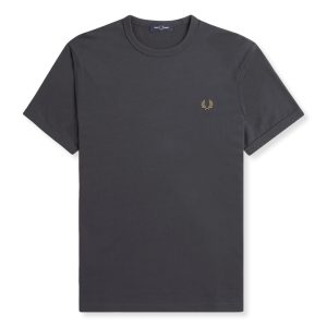 Fred Perry Ringer T-Shirt Anchor Grey / Dark