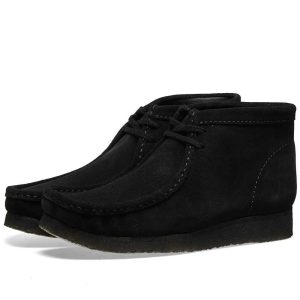 Clarks Originals Wallabee Boot Black Suede