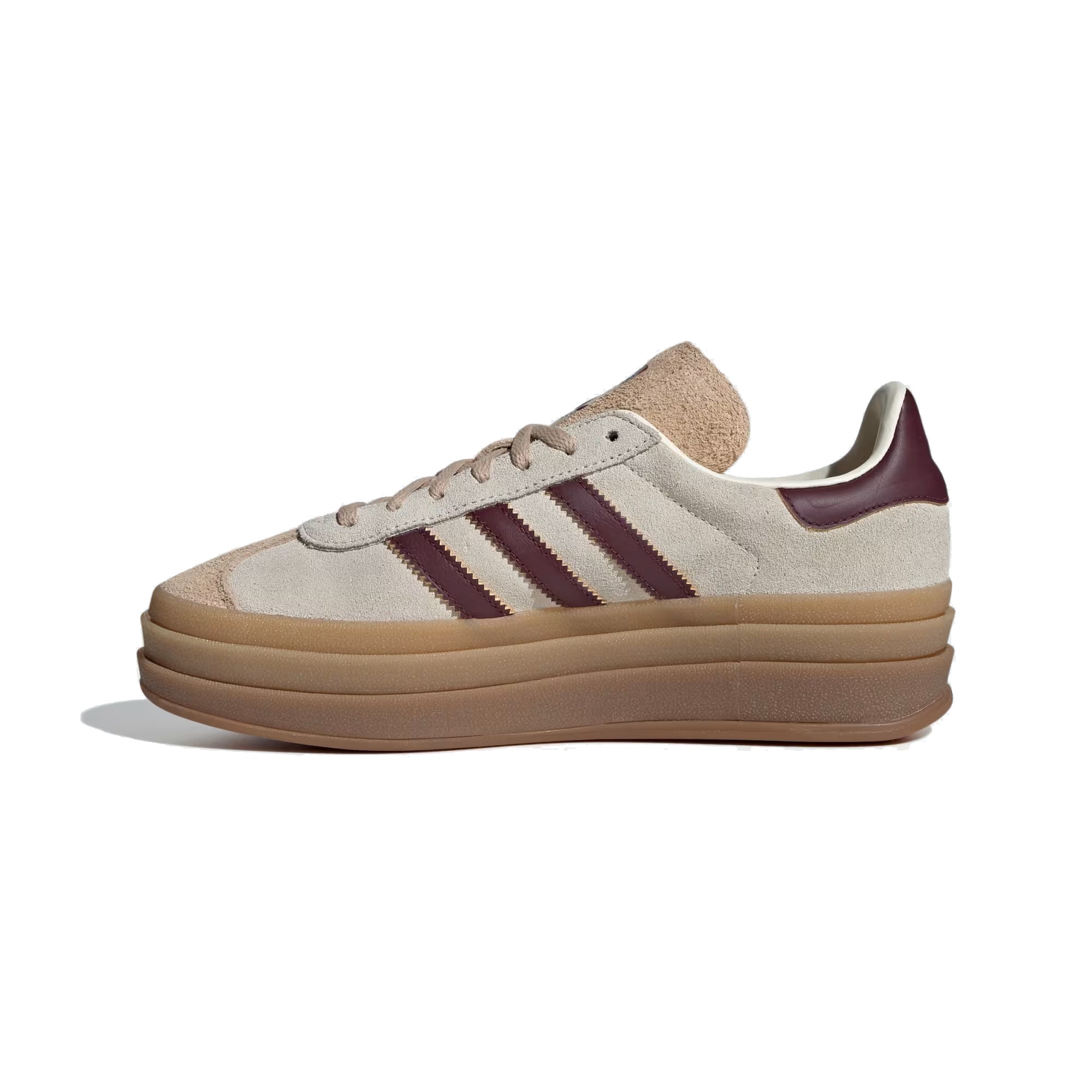 Adidas Gazelle Bold JQ5127 Cream White / Maroon / Magic Beige - Imagen 3