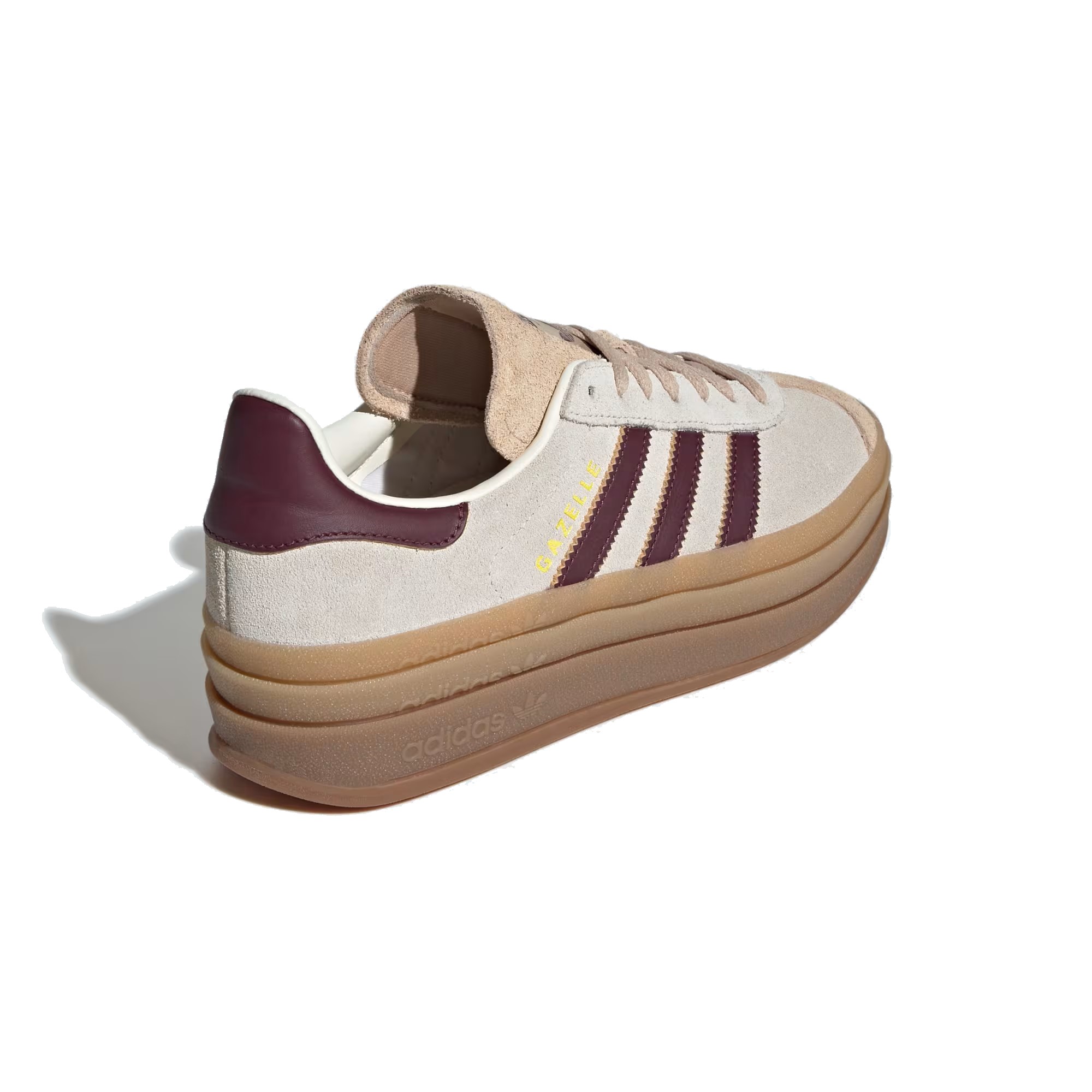 Adidas Gazelle Bold JQ5127 Cream White / Maroon / Magic Beige - Imagen 4