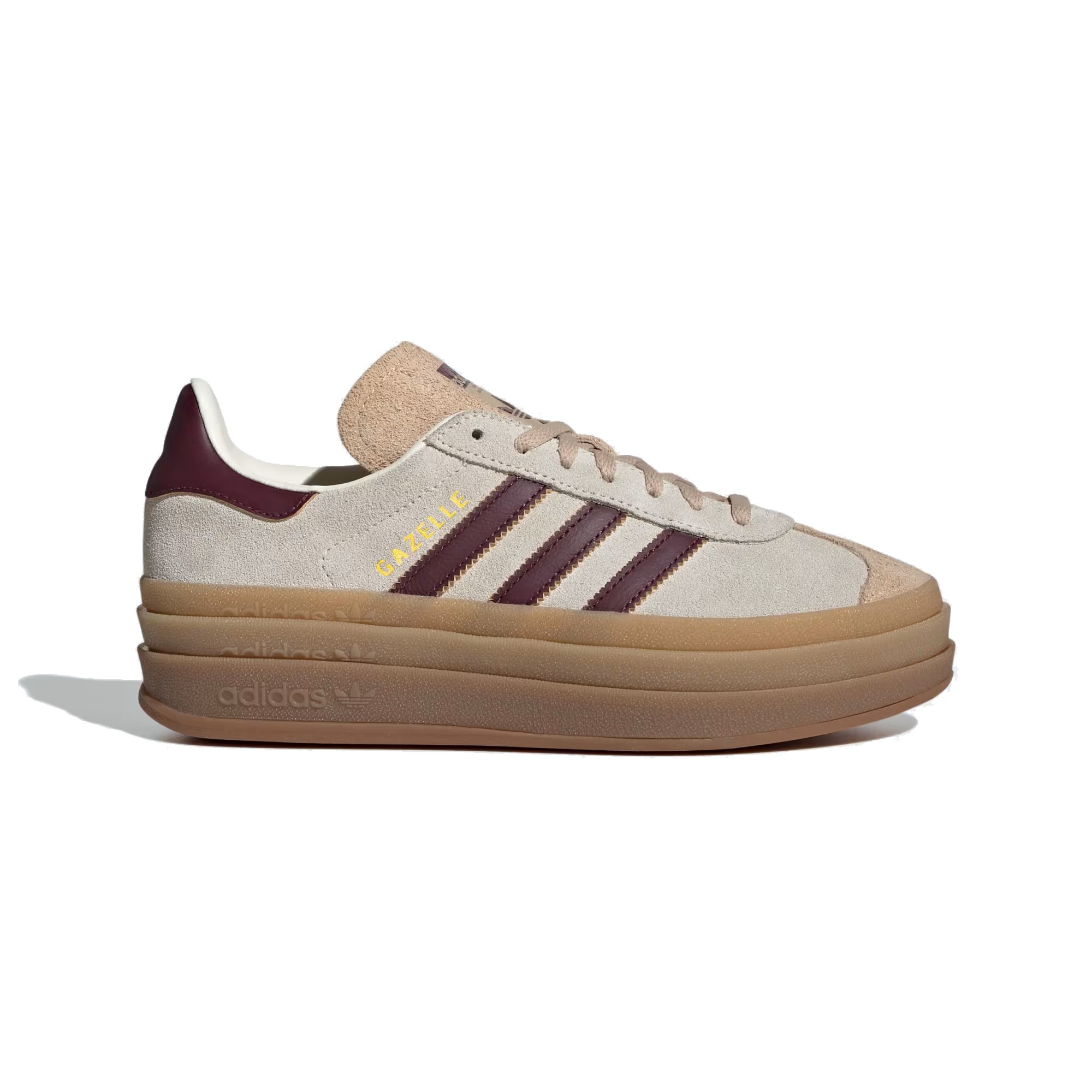 Adidas Gazelle Bold JQ5127 Cream White / Maroon / Magic Beige - Imagen 7