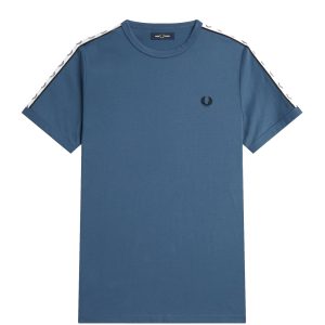 Fred Perry Taped Ringer T-Shirt M4620 Midnight Blue
