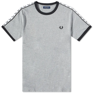 Fred Perry Taped Ringer T-Shirt M4620 Steel Marl