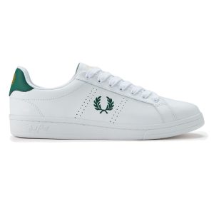 Fred Perry B721 Leather B6312 White / Green