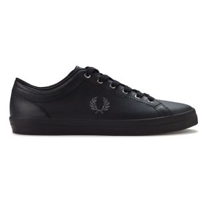 Fred Perry Baseline Leather B1306 Black