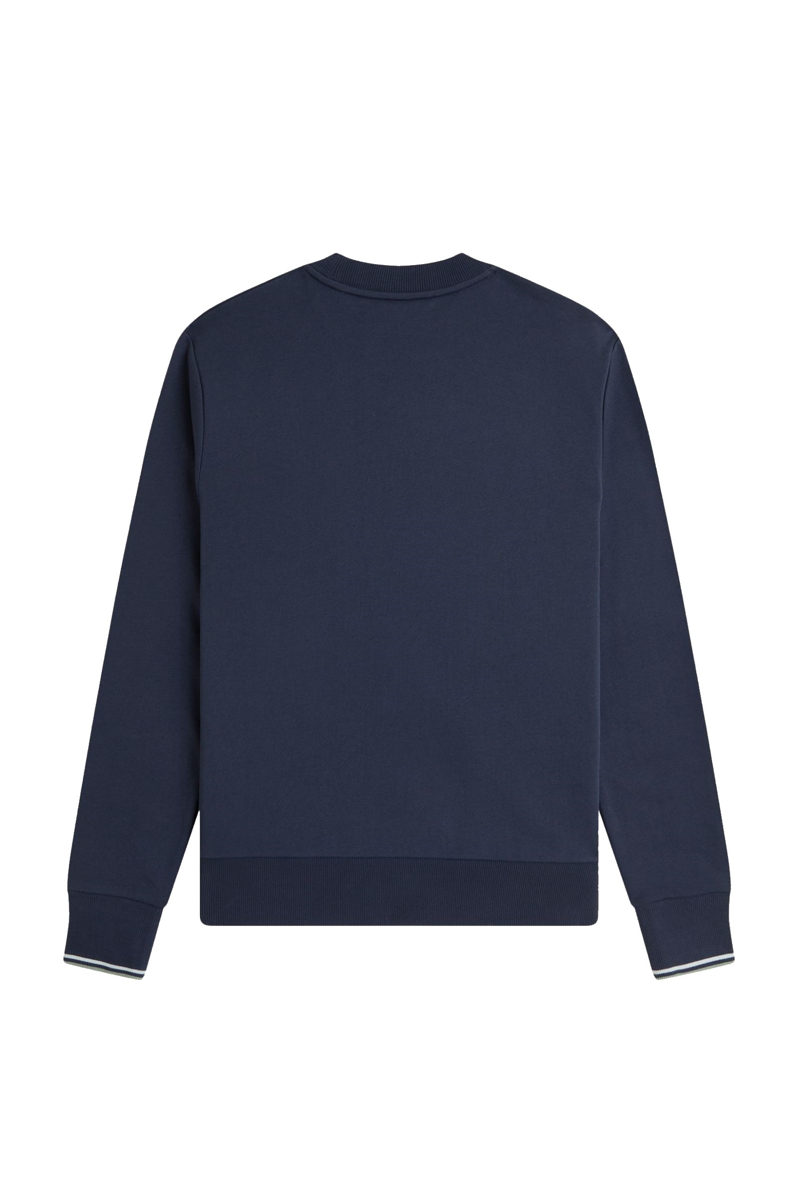 Fred Perry Crew Neck Sweatshirt Dark Airforce / Light Ice / Bay Leaf - Imagen 5