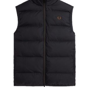 Fred Perry Insulated Gilet Black