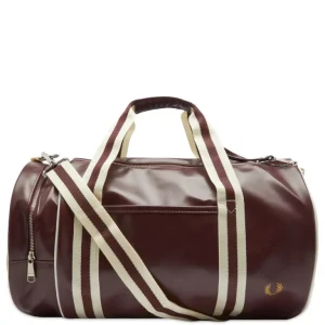 Fred Perry Classic Barrel Bag Oxblood