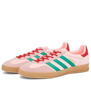 Adidas Gazelle Indoor Woman JI2713 Court Green / Glow Pink / Gum