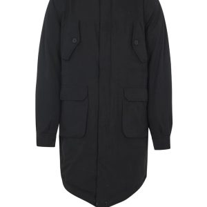 Merc Tobias Fishtail Parka Black