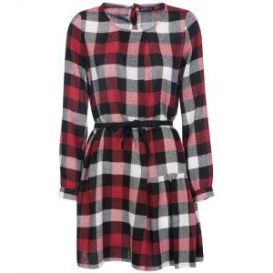 Woolrich Woman Wool Gauze Dress Red