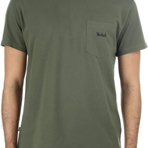 Woolrich Embossed Logo Pocket Tee Green