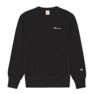 Champion Reverse Weave Crewneck Sweatshirt 214032 Black