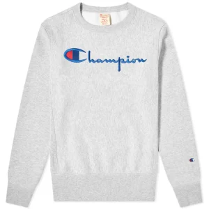 Champion Reverse Weave Crewneck Sweatshirt 210975 Grey