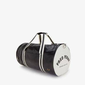 Fred Perry Classic Barrel Bag XL Black