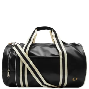 Fred Perry Classic Barrel Bag Black