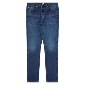 Edwin Slim Tapered Jeans L32 Blue - mid dark used