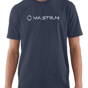 MA.STRUM Cracked Logo Tee Ink Navy