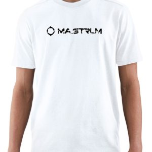 MA.STRUM Cracked Logo Tee Optic White