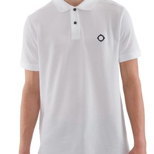 MA.STRUM SS Pique Polo Optic White