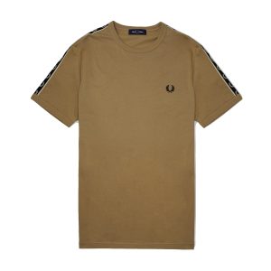 Fred Perry Taped Ringer T-Shirt Warm Stone