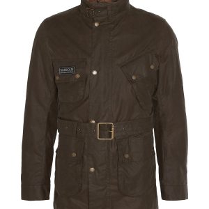 Barbour International Tourer Slim Waxed Jacket Beech