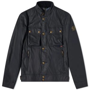 Belstaff Racemaster Waxed Jacket Dark Navy