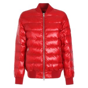 Woolrich Woman Alquippa Bomber Marine Scarlet
